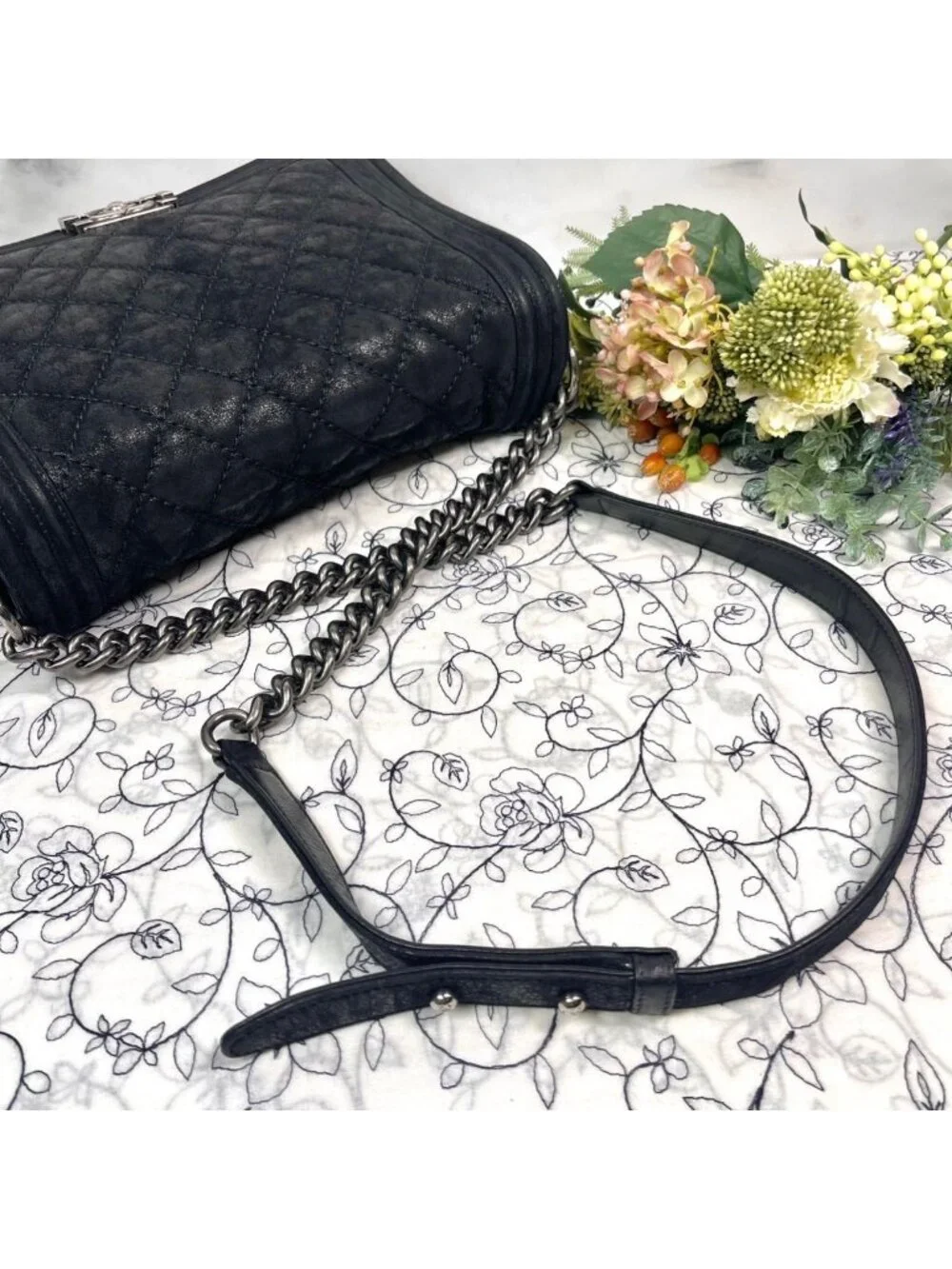 Chanel Boy Shoulder Bag Chain